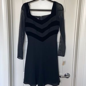 Kay Unger evening black dress.